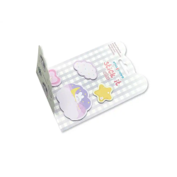 Bloc notas adhesivas imaginovo surprise pegatina sorpresa 20 hojas tamaños surtidos morado