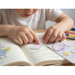 Bloc notas adhesivas imaginovo surprise pegatina sorpresa 20 hojas tamaños surtidos morado