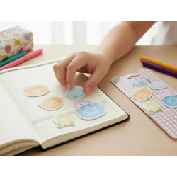 Bloc notas adhesivas imaginovo surprise pegatina sorpresa 20 hojas tamaños surtidos rojo