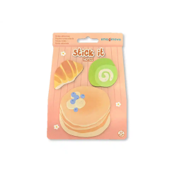 Bloc notas adhesivas imaginovo foodies tortitas 20 hojas tamaños surtidos