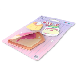 Bloc notas adhesivas imaginovo foodies tarta 20 hojas tamaños surtidos