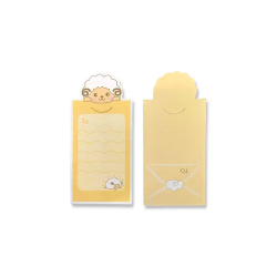 Bloc notas adhesivas imaginovo letter con mensaje trasero cabra 20 hojas 85x164 mm