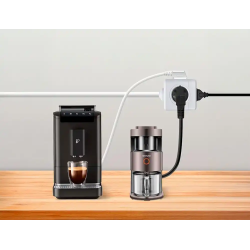 Regleta q-connect de cubo enchufe multiple power cube 5 en 1 cable de 1,4 mt 5 tomas de corriente 75x75x112mm