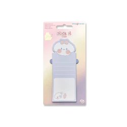 Bloc notas adhesivas imaginovo letter con mensaje trasero perro 20 hojas 85x164 mm