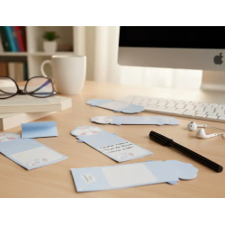 Bloc notas adhesivas imaginovo letter con mensaje trasero perro 20 hojas 85x164 mm