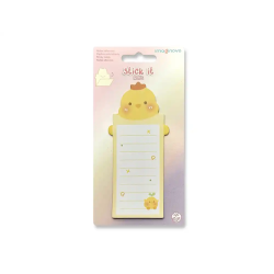Bloc notas adhesivas imaginovo letter con mensaje trasero pollito 20 hojas 85x164 mm