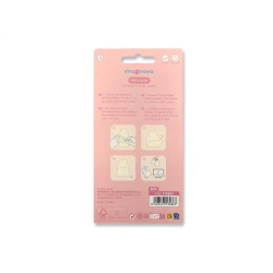 Bloc notas adhesivas imaginovo letter con mensaje trasero gato 20 hojas 85x164 mm