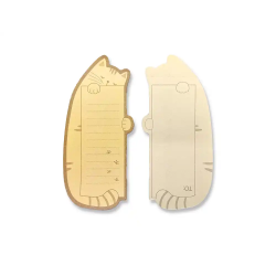 Bloc notas adhesivas imaginovo letter con mensaje trasero gato 20 hojas 85x164 mm