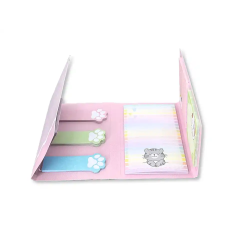 Notas adhesivas imaginovo stick it! notebook 20 notas adhesivas gatito tamaños surtidos