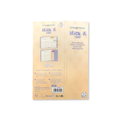 Bloc notas adhesivas imaginovo marcapaginas patita perro 120 hojas 8x15x48 mm