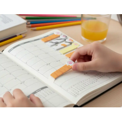 Bloc notas adhesivas imaginovo marcapaginas patita perro 120 hojas 8x15x48 mm