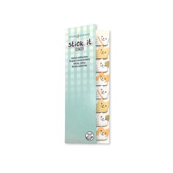 Bloc notas adhesivas imaginovo marcapaginas perrito 120 hojas 8x15x48 mm