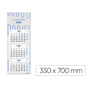 Calendario pared liderpapel...