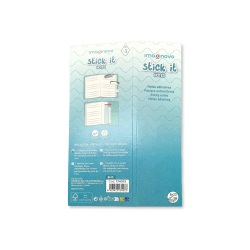 Bloc notas adhesivas imaginovo marcapaginas pingüin0 120 hojas 8x15x48 mm