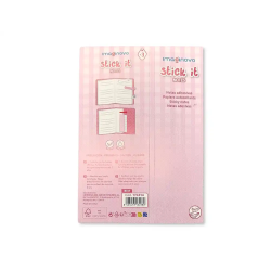 Bloc notas adhesivas imaginovo marcapaginas conejo 120 hojas 8x15x48 mm