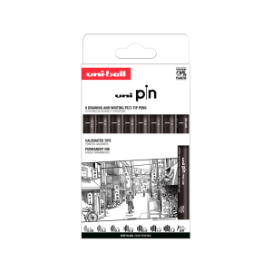 Rotulador uniball pin...