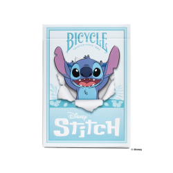 Baraja de cartas bicycle disney stitch