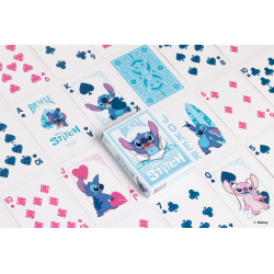 Baraja de cartas bicycle disney stitch