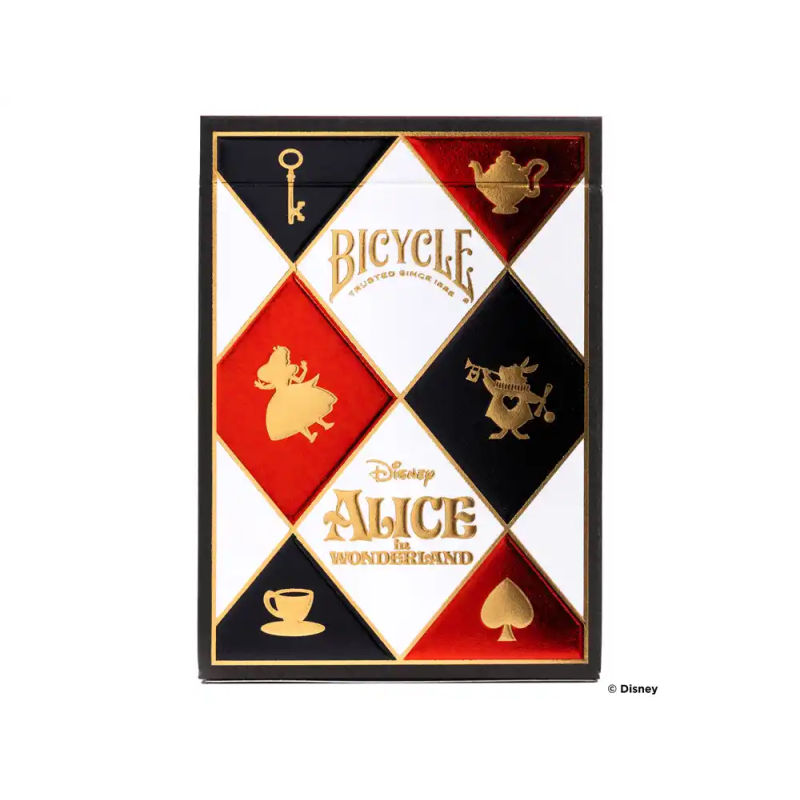 Baraja de cartas bicycle alice in wonderland