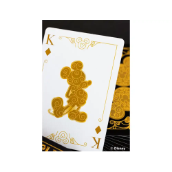 Baraja de cartas bicycle disney black and gold mickey