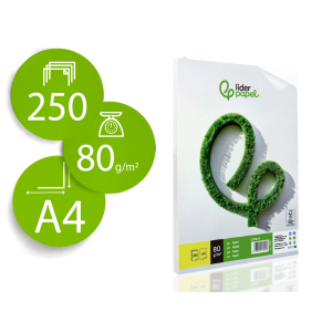 Papel liderpapel a4 80g/m2...
