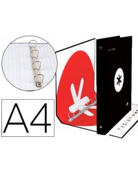 CARPETA 4 ANILLAS 40 MM...