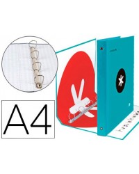 CARPETA 4 ANILLAS 40 MM...