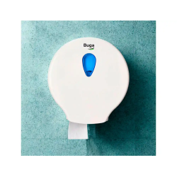 Dispensador papel higienico industrial buga fabricado en abs color blanco