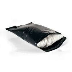 Sobre q-connect de plastico bolsa para envios 100% recicladas con autocierre color negro 400x600 mm