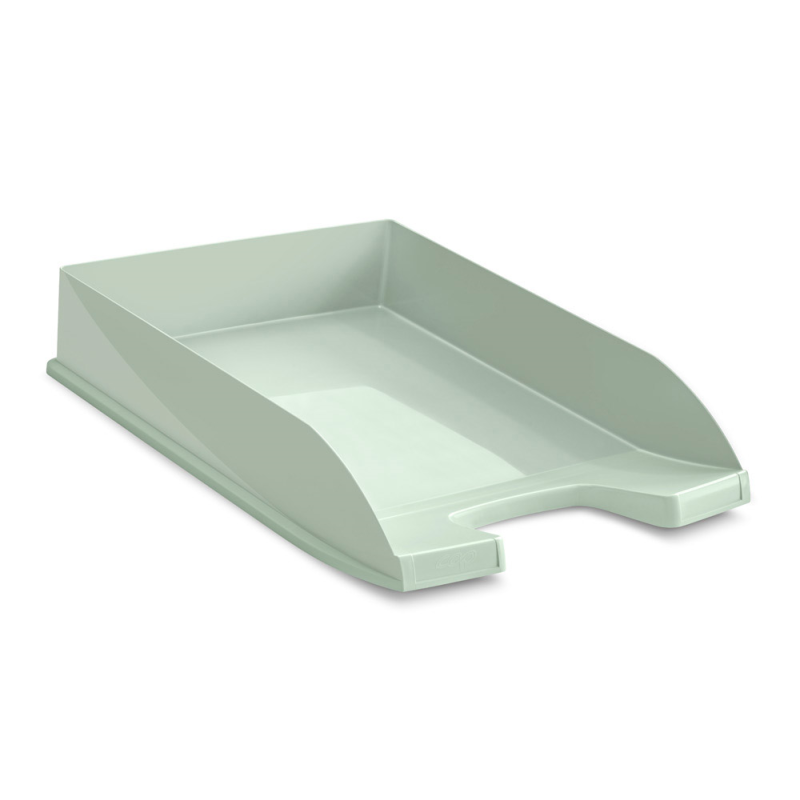 Bandeja sobremesa cep first plastico color verde salvia 350x255x65 mm