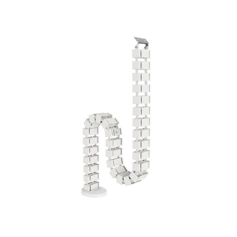 Organizador de cables fellowes extensible para escritorio longitud 1,3 m color blanco