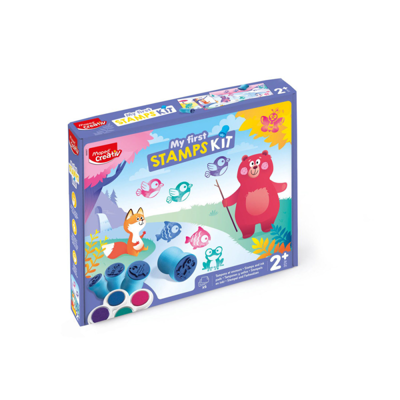 Juego educativo maped creative mi primer kit de sellos