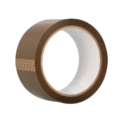 Cinta adhesiva q-connect polipropileno havana 132 mt x 50 mm para embalaje