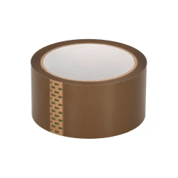 Cinta adhesiva q-connect polipropileno havana 132 mt x 50 mm para embalaje