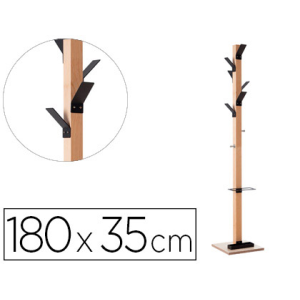 Perchero madera paperflow...