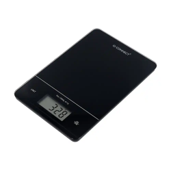 Bascula precision q-connect digital con pantalla lcd precision 1 gr capacidad de 5 gr a 15 kg 240x170x17,5mm