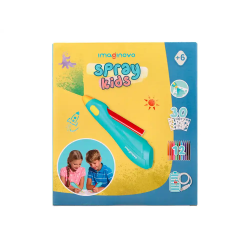 Aerografo infantil imaginovo recargable con usb contiene 30 plantillas y 12 rotuladores colores surtidos