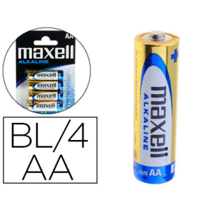 Pila maxell alcalina 1.5 v...