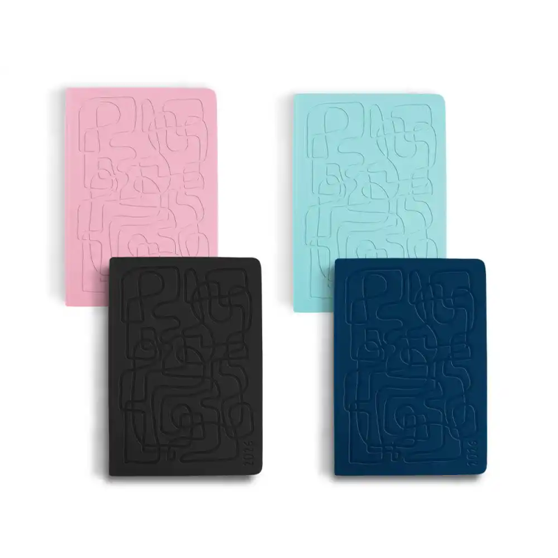 Agenda encuadernada liderpapel 2026 icaria expositor 8 unidades surtidas