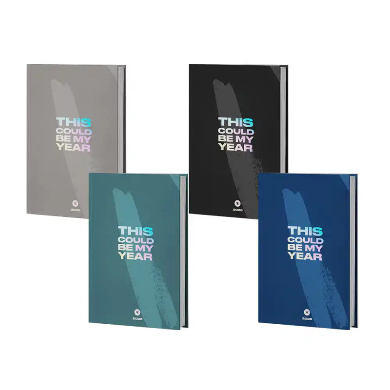 Agenda encuadernada antartik 2026 my year expositor de 8 unidades surtidas