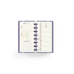 Planificador carchivo ingeniox my week check list my week semanal malva 105x210 mm
