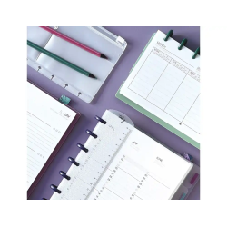 Planificador carchivo ingeniox my week check list my week semanal turquesa 105x210 mm