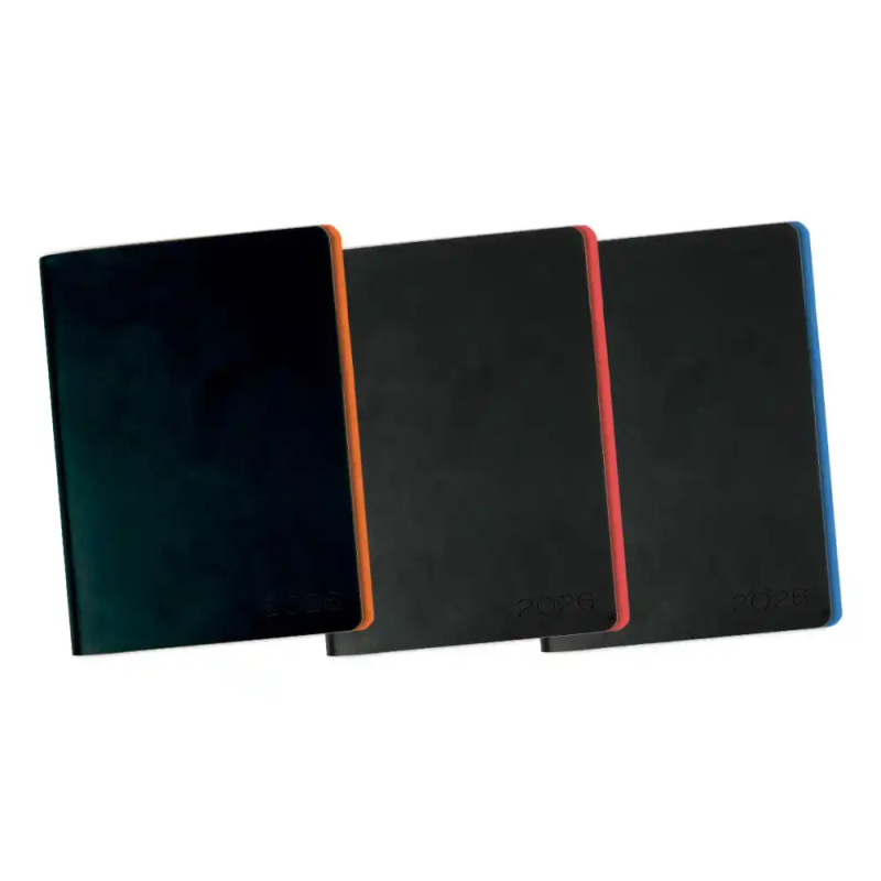 Agenda encuadernada liderpapel 2026 sifnos expositor de 9 unidades surtidas