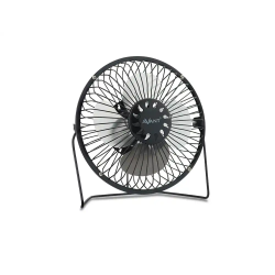 Ventilador sobremesa avant 3w diametro 150 mm alimentacion usb longitud cable 1 mt color negro