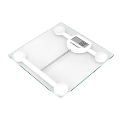 Bascula baño q-connect digital con pantalla lcd precision 100 gr capacidad de 5 kg a 180 kg 300x300x22mm