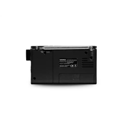 Radio portatil daewoo am/fm antena telescopica auriculares incluidos jack 3.5 mm color negro