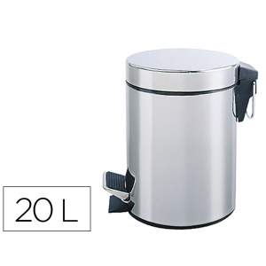 Papelera metalica q-connect...