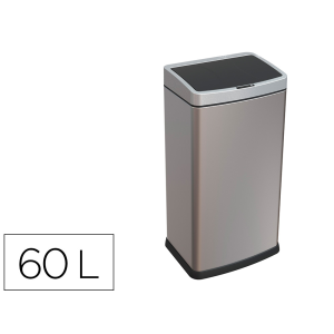 Papelera metalica q-connect...