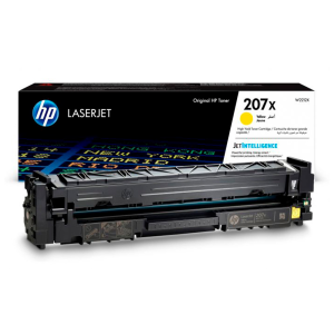 Toner hp 207x color laserjet pro m282nw / m283fdn / m283fdw amarillo 2.450 paginas