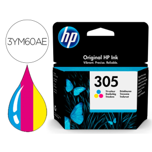 Ink-jet hp 305 deskjet 1210 / 1212 / 1255 / 2732 / 2752 / 4155 / 4158 envy 6020 / 6052 /6055 / 6420 tricolor 100